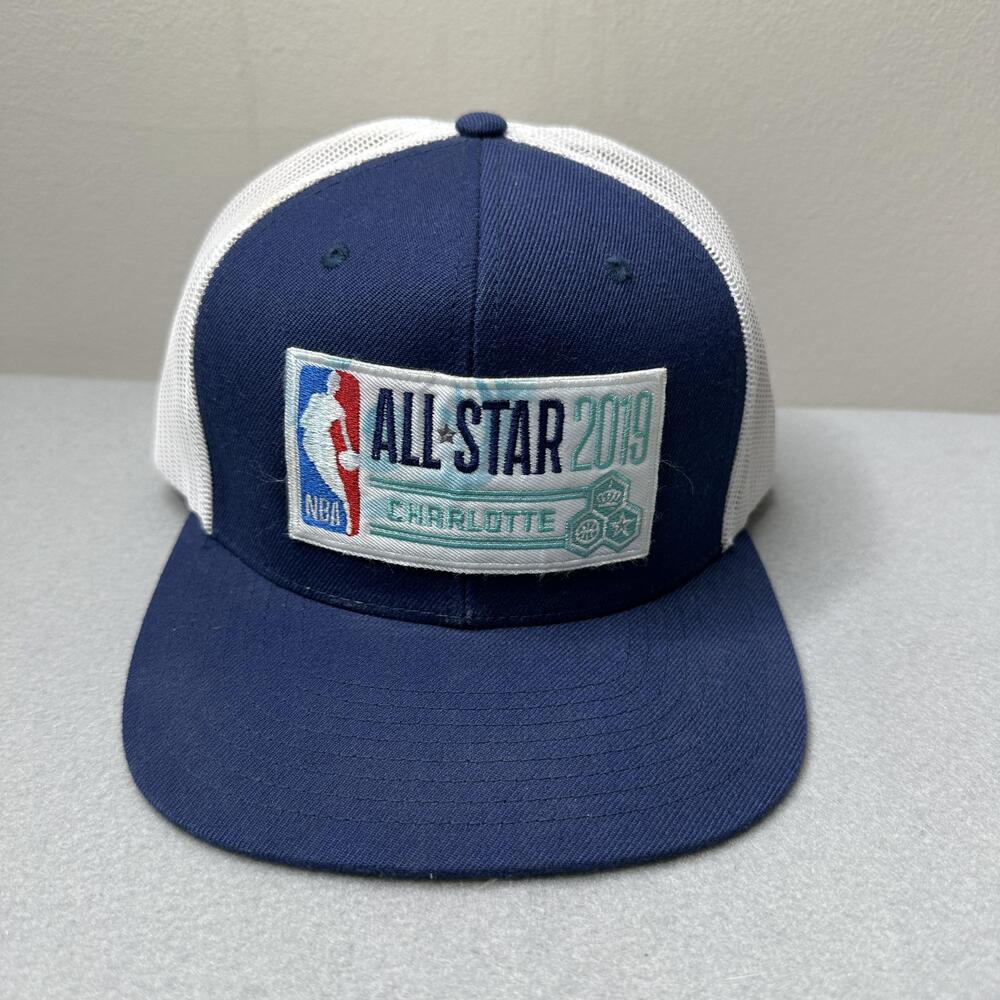 NBA All-Star 2019 Charlotte Hat Cap Snap Back Men One Size Blue NBA Basketball